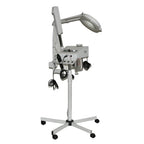 Rolling Beauty Instrument Facial Steamer White Rolling M-2005D Magnifying Glass