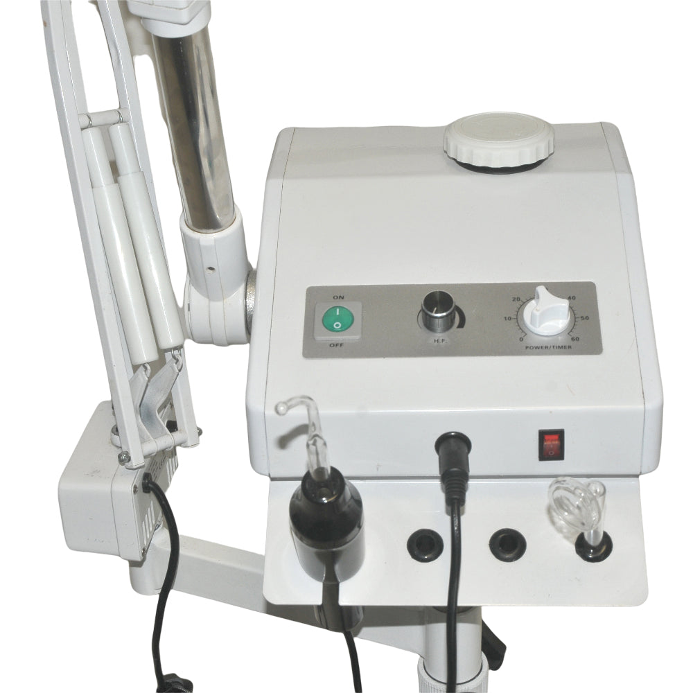 Rolling Beauty Instrument Facial Steamer White Rolling M-2005D Magnifying Glass