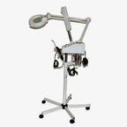 Rolling Beauty Instrument Facial Steamer White Rolling M-2005D Magnifying Glass