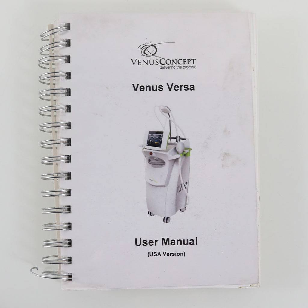 VenusConcept Venus Versa User Manual USA Version
