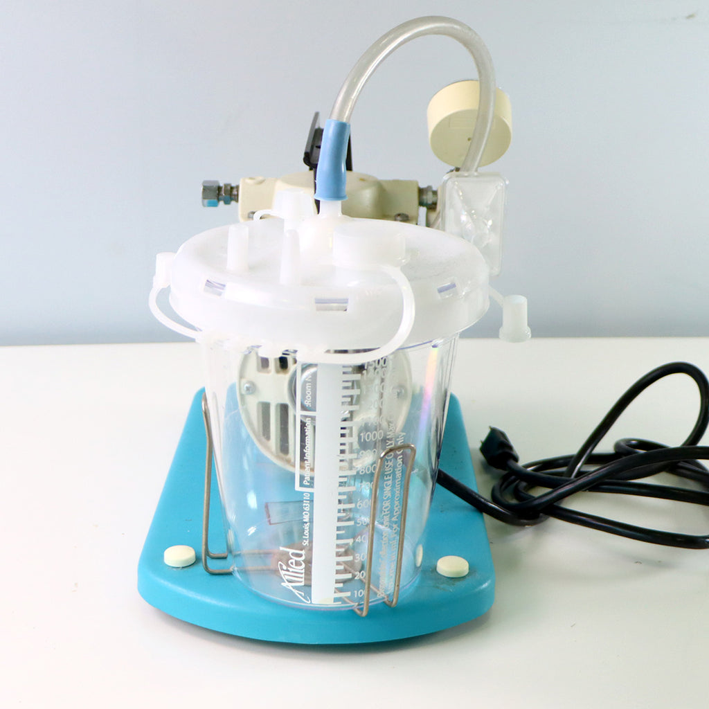 Schuco-Vac Portable Suction Aspirator w/ 1500 ml Canister, & Molded Base