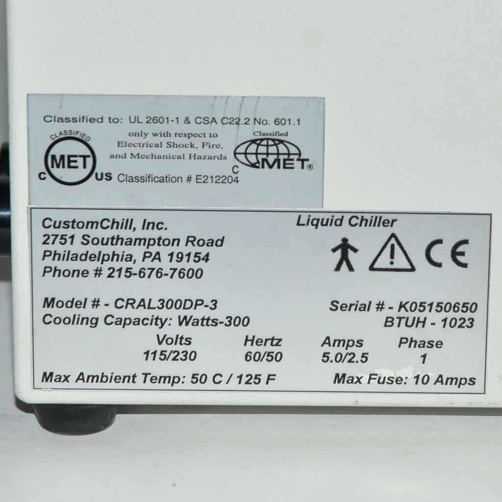 Sciton CustomChill Liquid Chiller CRAL300DP-3 Mini Portable Compact Custom Chill