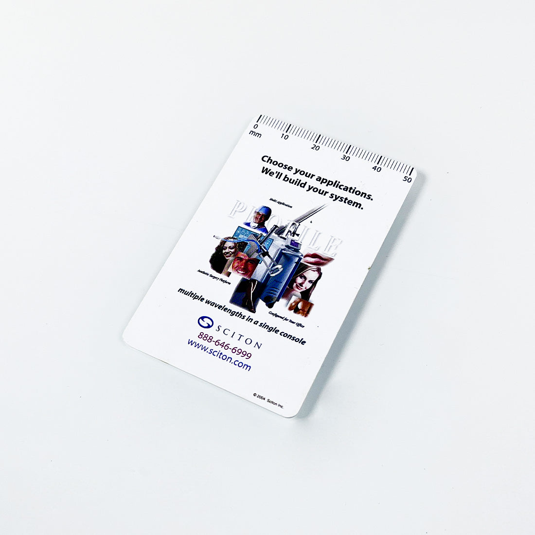Sciton Measuring Lesion Gauge Measuring Card