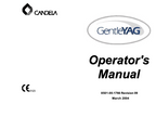 Candela GYAG Operators Manual 8 Language CD DVD Be Confident Gentle GYAG Rev. C