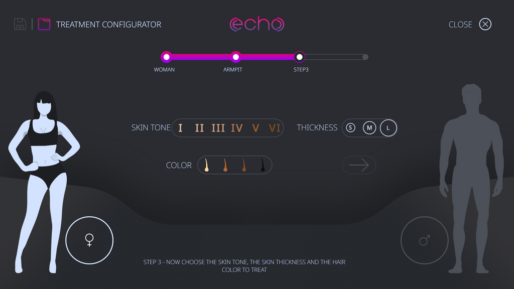 Quanta System Echo Laser Hair Removal Device