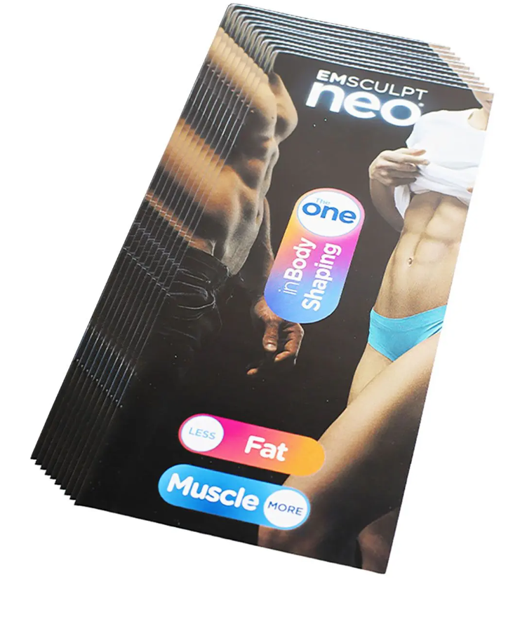 BTL Aesthetics Emsculpt Neo The One In Body Shaping Pamphlets Marketing 15-Pack