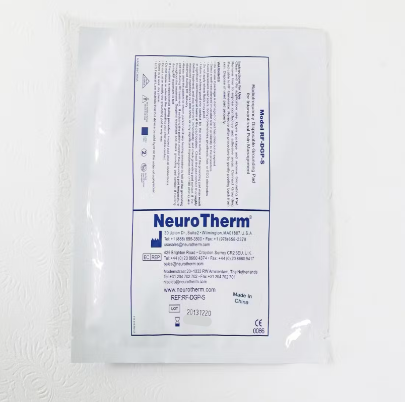 Thermi NeuroTherm RF Disposable Grounding Pad RF-DGP-S 1x Single EXP 10/2016