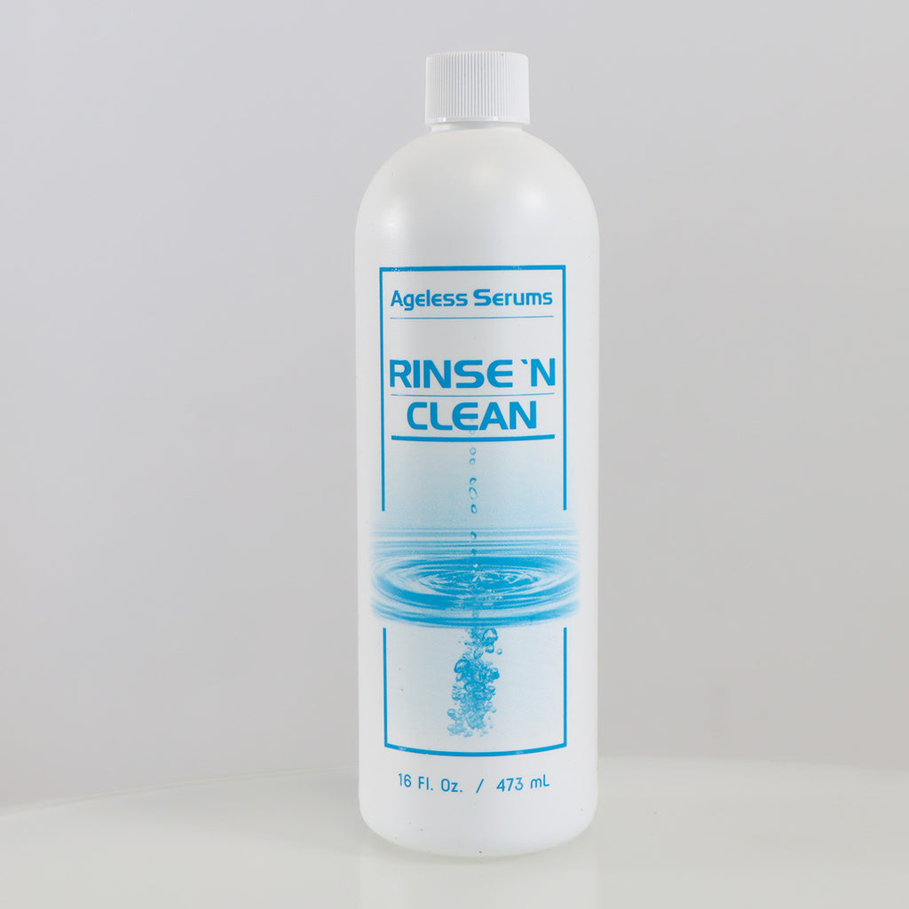 Ageless Serums Rinse 'n Clean 16oz HydroDermabrasion Serum Clean Up Solution EX2026