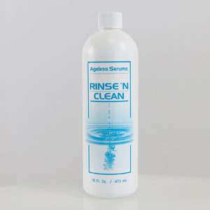 Ageless Serums Rinse 'n Clean 16oz HydroDermabrasion Serum Clean Up Solution EX2026