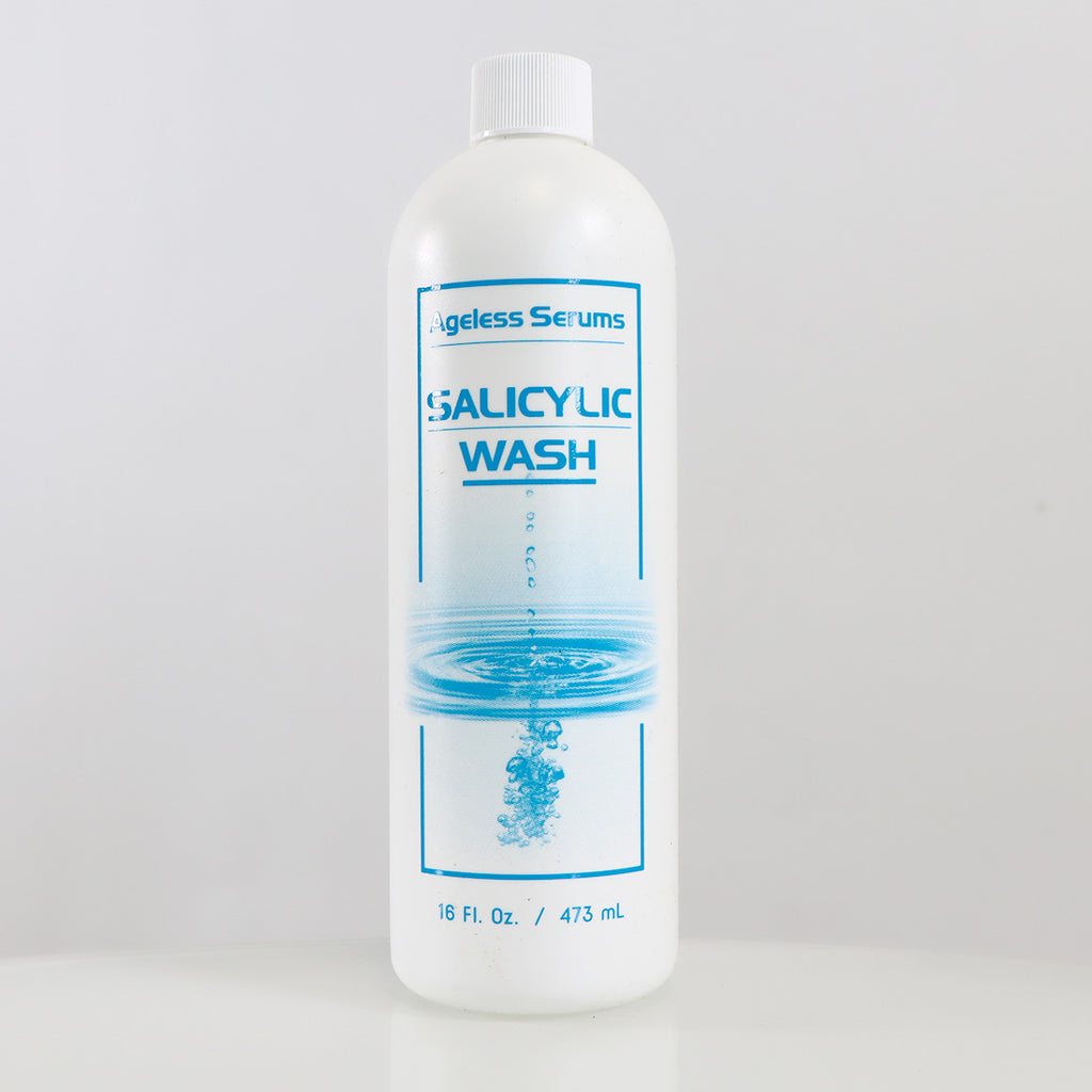 Ageless Serums Salicylic Wash 16oz HydroDermabrasion Skin Resurfacing Serum EX2026
