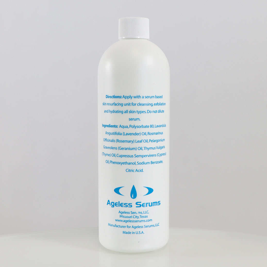 Ageless Serums Simply Herbal 16oz HydroDermabrasion Skin Refreshing Herbal Serum 2026