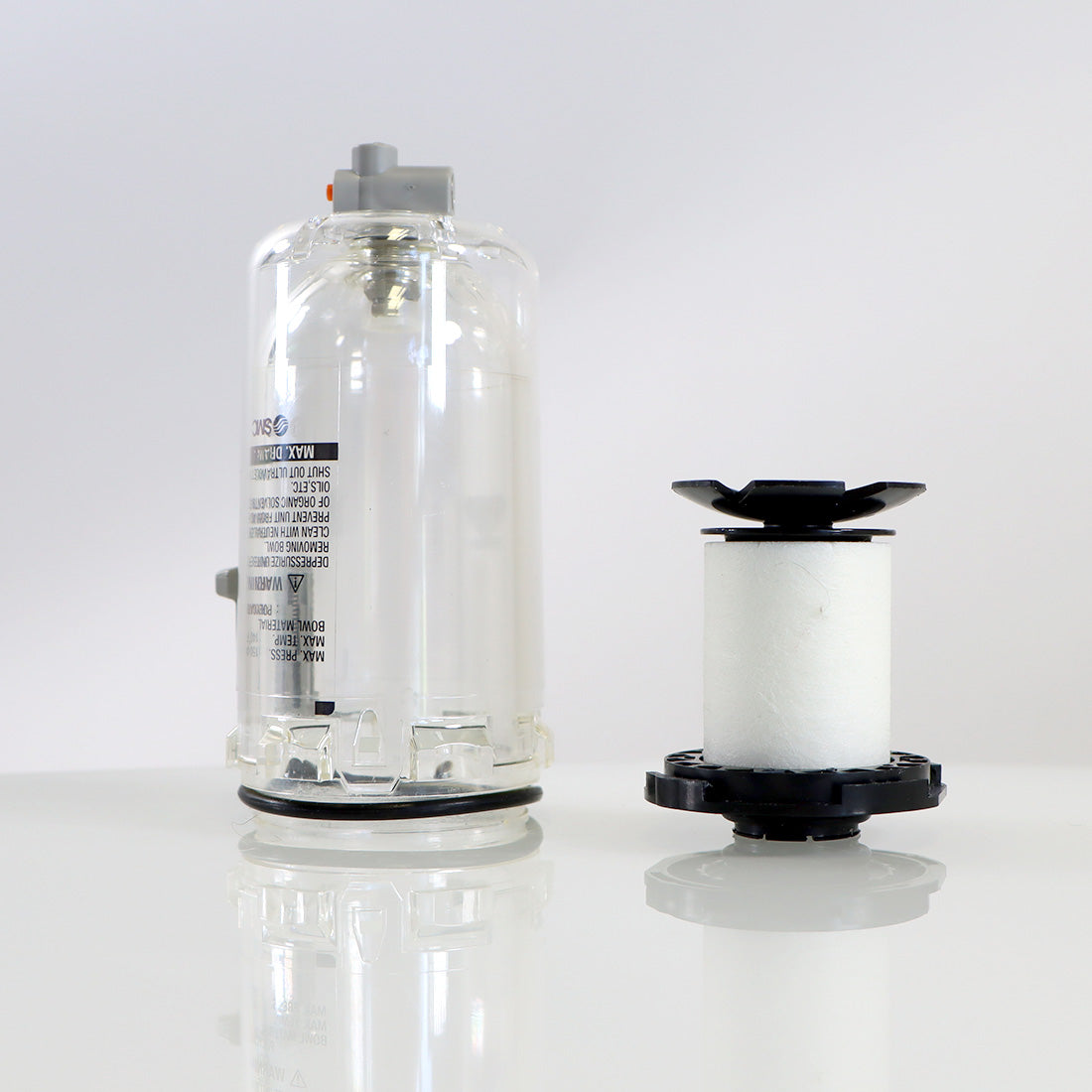 Envy Medical SilkPeel Air Filter with Clear Pressure Canister Replacement Part