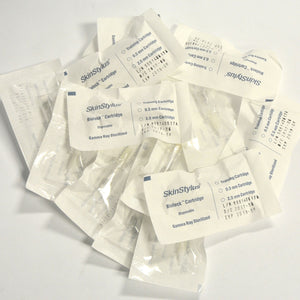 Simply Skin Microneedling Silver Pen SkinStylus 12 Needle Tips NC260 Lot x14 Pcs
