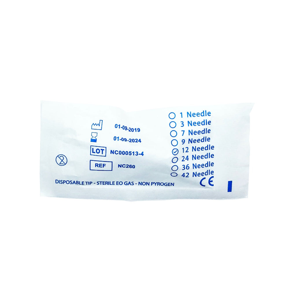 Skin Stylus Microsystem Derma Pen Disposable 12 Needle Tip NC260 Exp. 01/2024