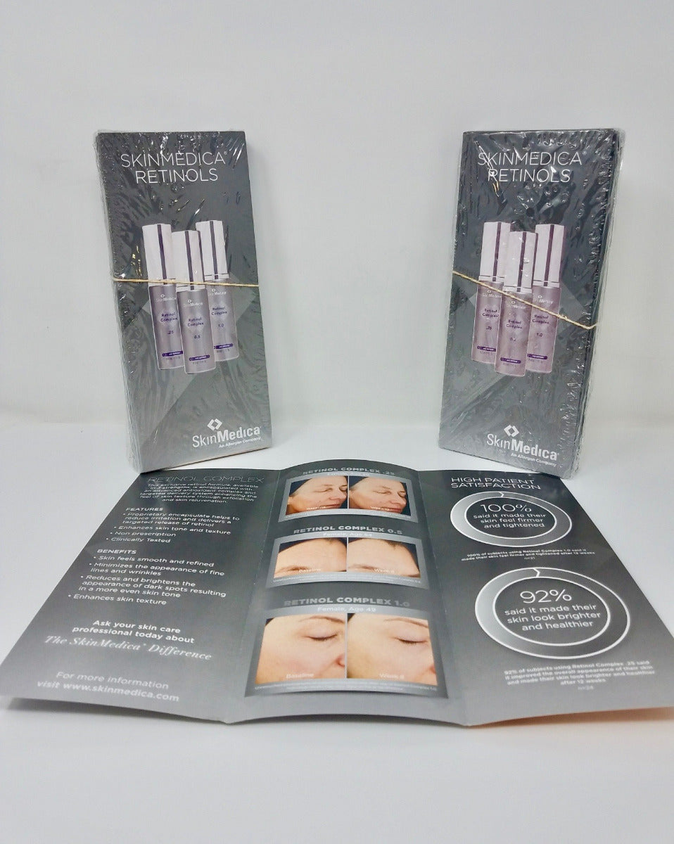Skinmedica Retinols Complex Skin Wrinkle Treatment Marketing Clinic Brochure x50