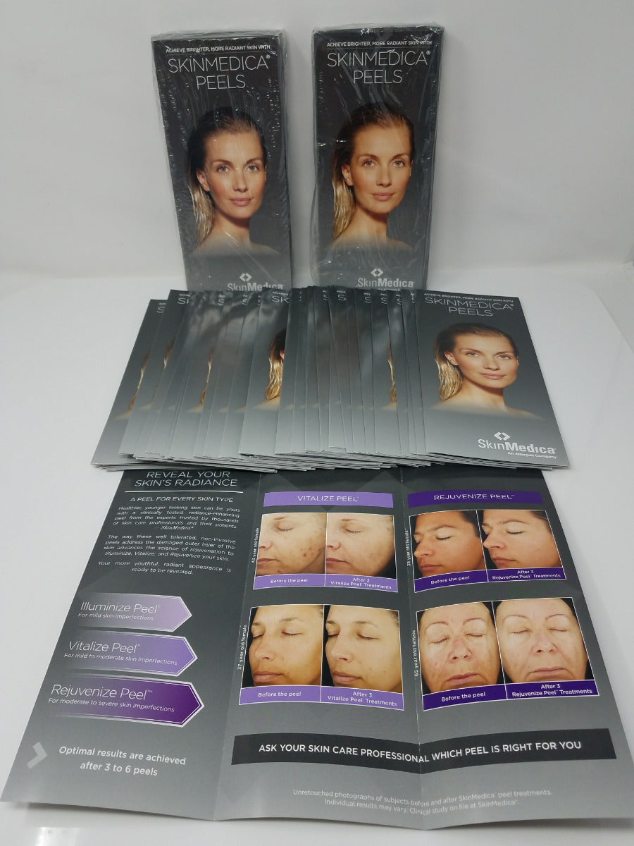 Skinmedica Skin Peel Anti-aging Allergan Informational Pamphlet Handout Lot 92