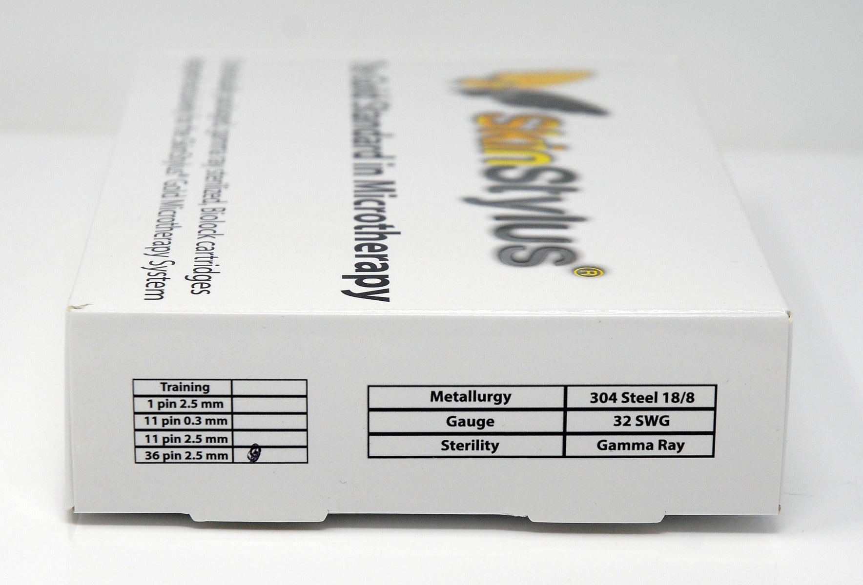 SkinStylus 36-Pt Biolock 2 Cartridges 2.5mm Qty: 20 Needles Microtherapy + Serum