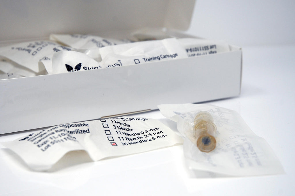 SkinStylus 36-Pt Biolock 2 Cartridges 2.5mm Qty: 20 Needles Microtherapy + Serum