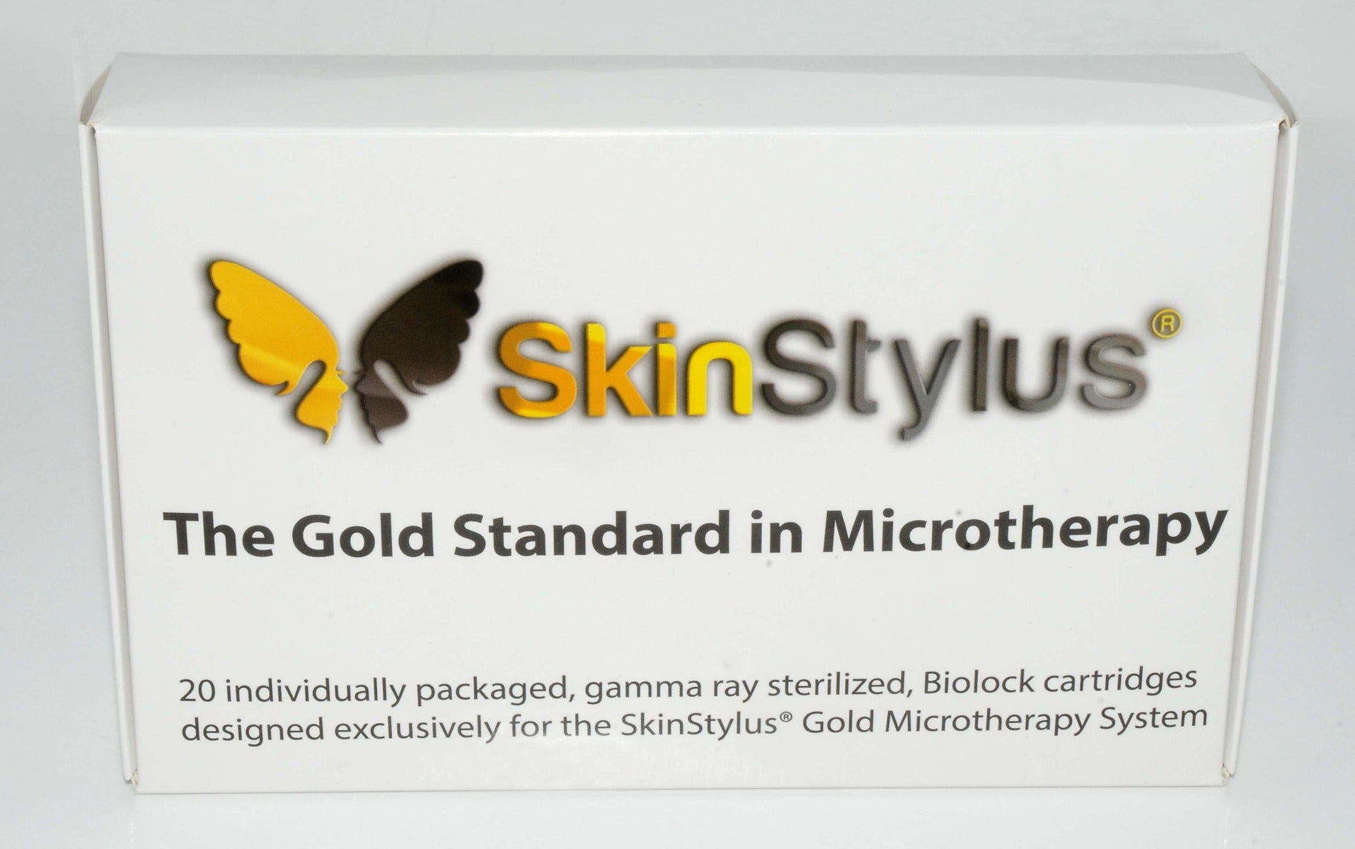 Qty 19 SkinStylus Biolock II Cartridge Needles 2.5mm Microneedle Gold Pen 11-Pin