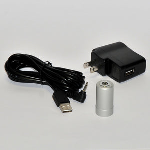 SKINSTYLUS Microneedle SILVER Battery Charger Adapter Wall Plug Kit Motor Pen
