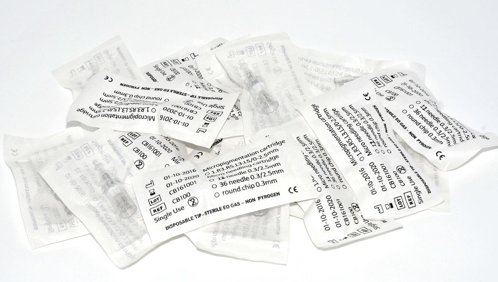 Qty: 20 - Silver SkinStylus Pen Microneedling Needles Microneedle Lot