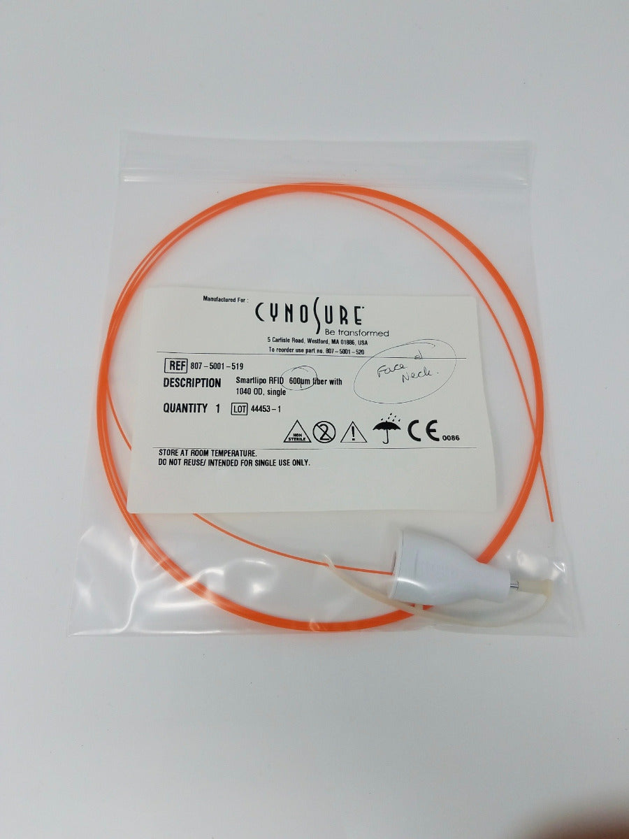 Cynosure SmartLipo Orange RFID Fiber 807-5001-519 Face Neck Body Sculpting