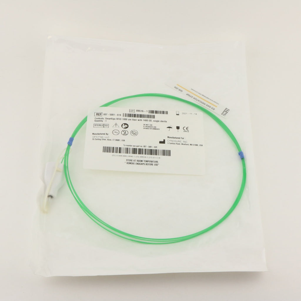 Cynosure SmartLipo Laser Fiber 807-5001-620 1000 µm Green EXP 2021-11-14