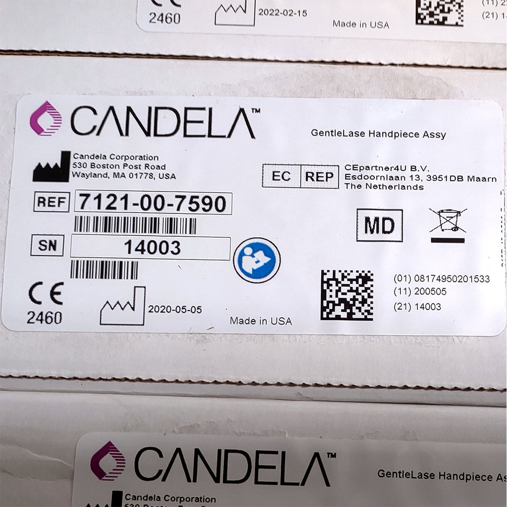 Candela GentleLase Plus Handpiece Assembly No Fiber Factory NEW 7121-00-7590 (14003sn)