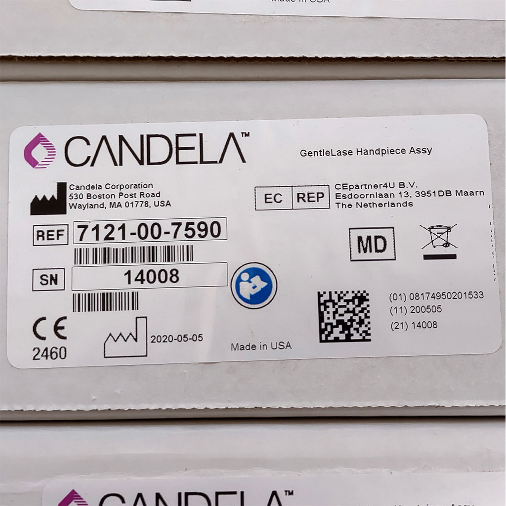 Candela GentleLase Plus Handpiece Assembly 7121-00-7590 (14008sn)