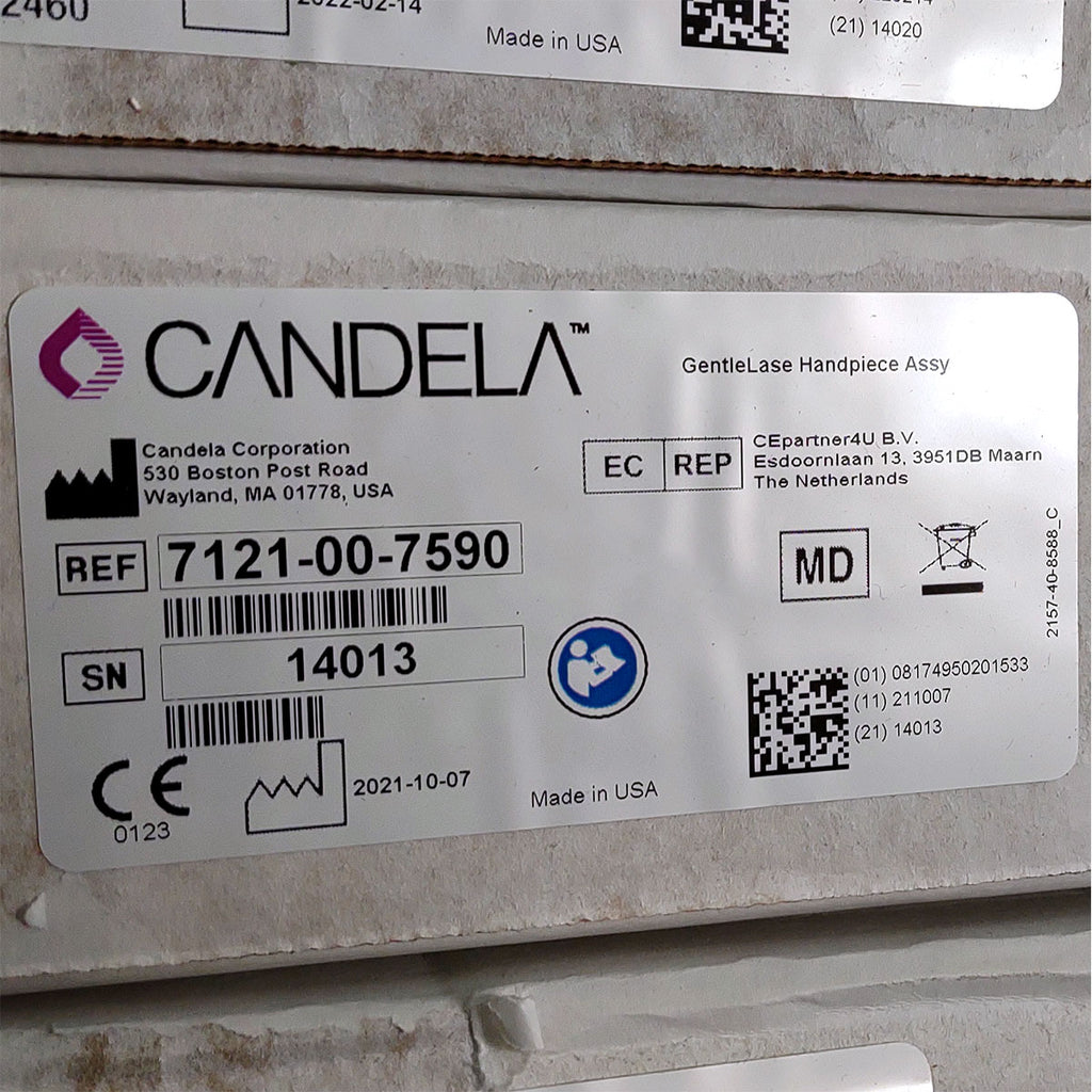 Candela GentleLase Plus Handpiece Assembly No Fiber Factory NEW 7121-00-7590 (14013sn)