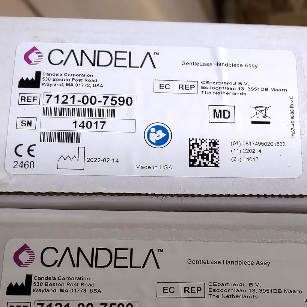 Candela GentleLase Plus Handpiece Assembly No Fiber Factory NEW 7121-00-7590 (14017sn)