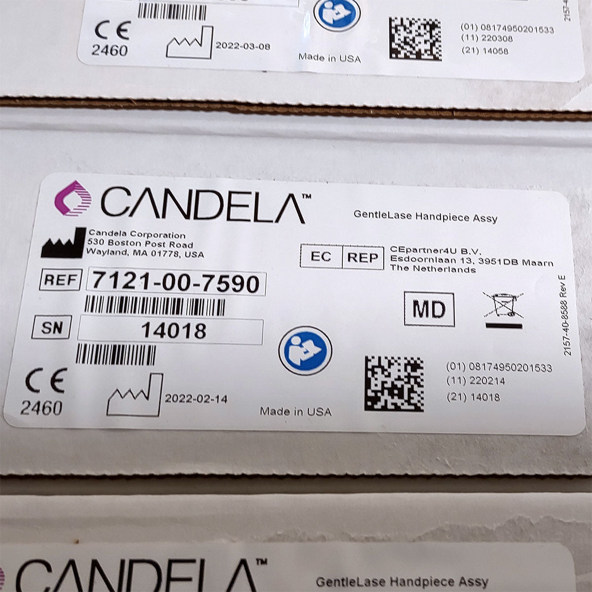 Candela GentleLase Plus Handpiece Assembly No Fiber Factory NEW 7121-00-7590 (14018sn)