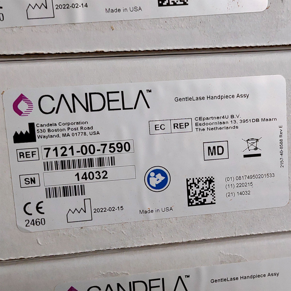 Candela GentleLase Plus Handpiece Assembly No Fiber Factory NEW 7121-00-7590 (14032sn)