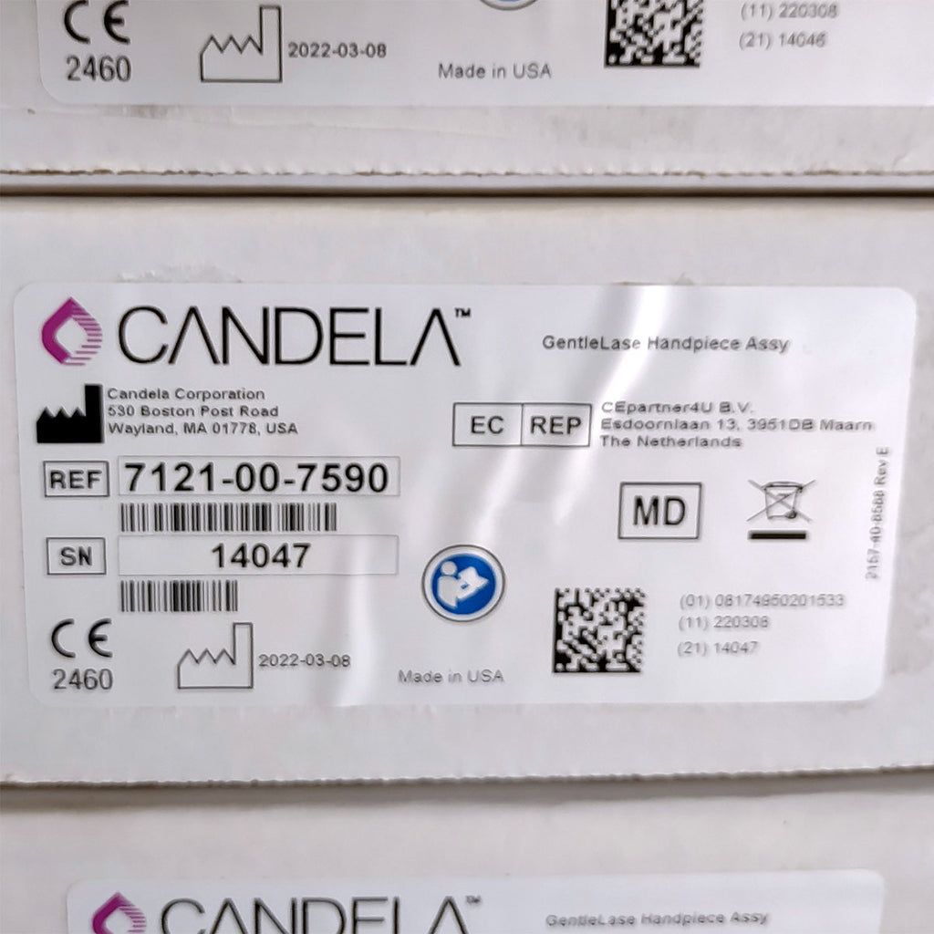 Candela GentleLase Plus Handpiece Assembly No Fiber Factory NEW 7121-00-7590 (14047sn)