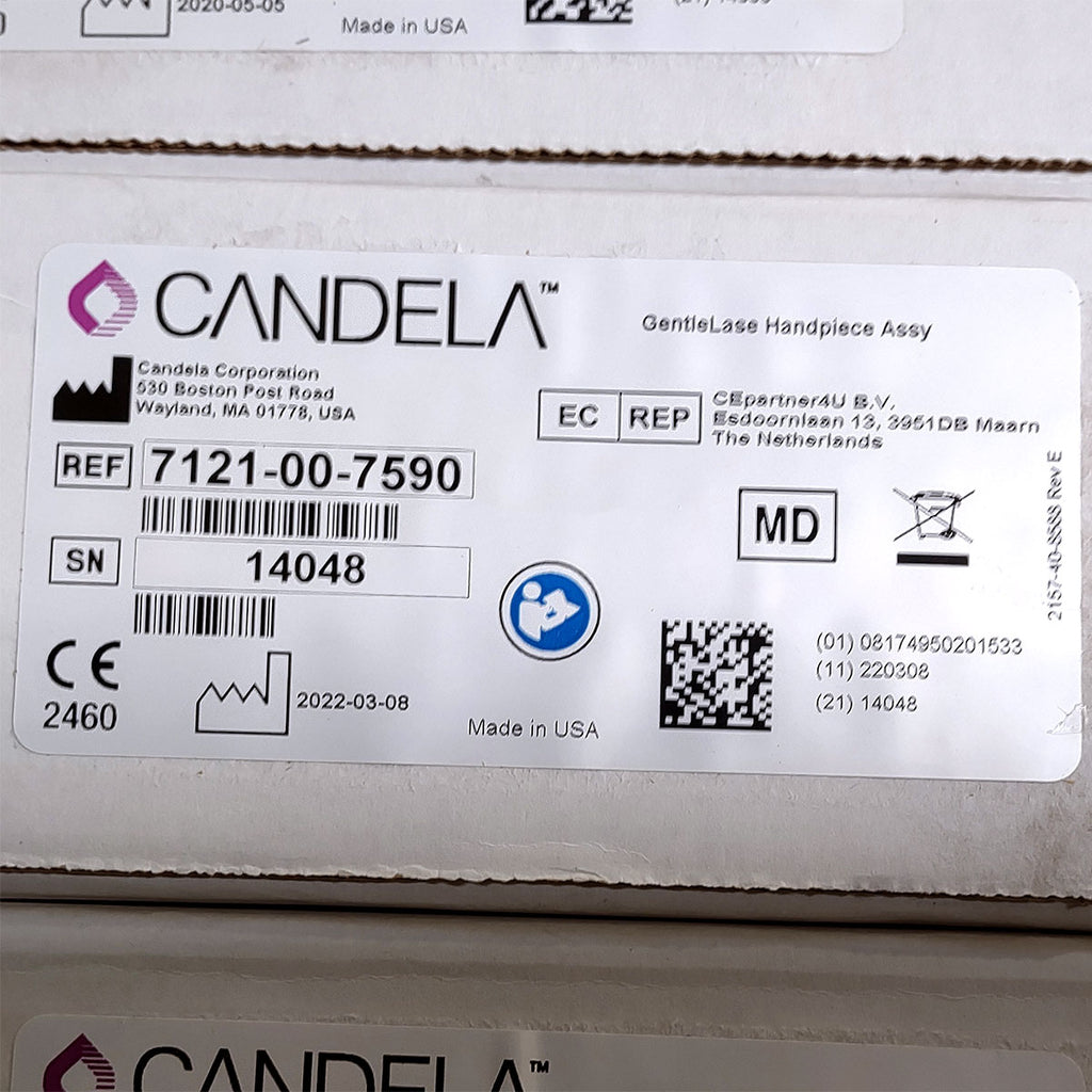 Candela GentleLase Plus Handpiece Assembly No Fiber Factory NEW 7121-00-7590 (14048sn)