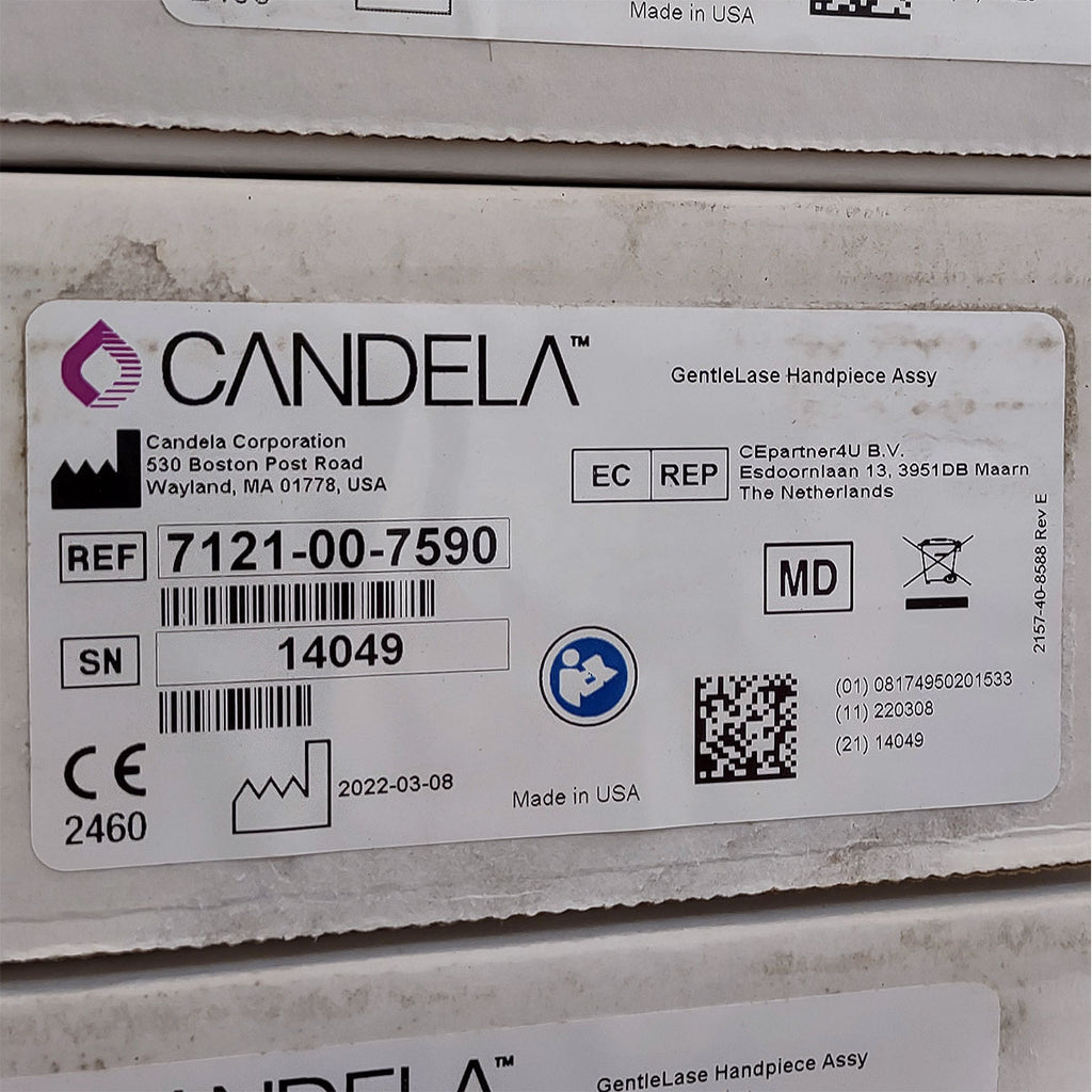 Candela GentleLase Plus Handpiece Assembly No Fiber Factory NEW 7121-00-7590 (14049sn)