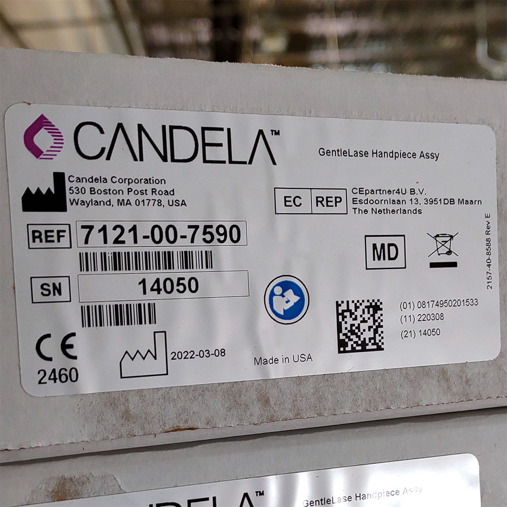Candela GentleLase Plus Handpiece Assembly No Fiber Factory NEW 7121-00-7590 (14050sn)