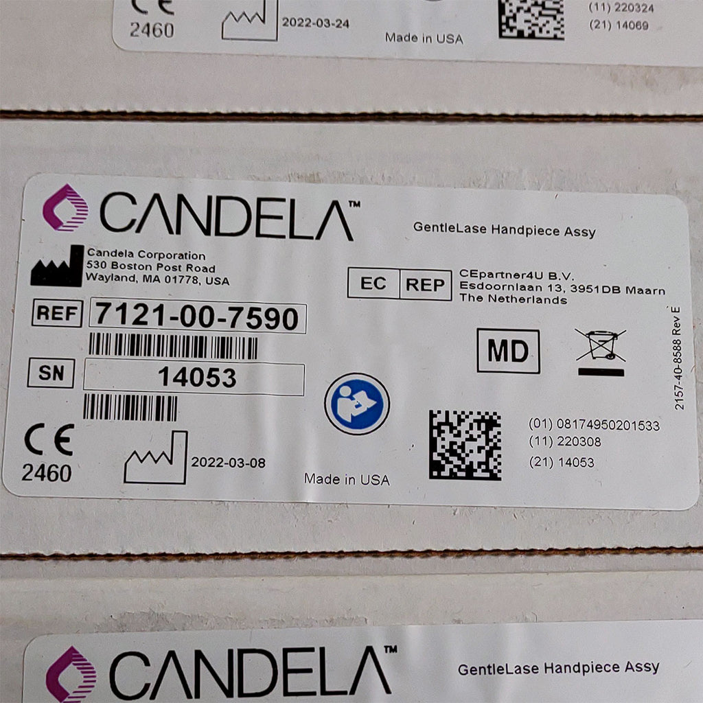 Candela GentleLase Plus Handpiece Assembly No Fiber Factory NEW 7121-00-7590 (14053sn)