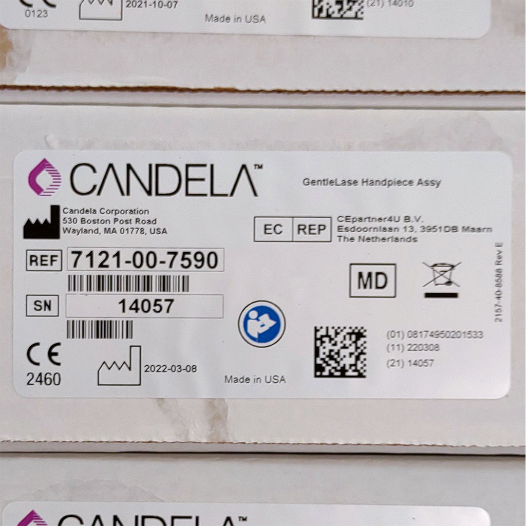 Candela GentleLase Plus Handpiece Assembly No Fiber Factory NEW 7121-00-7590 (14057sn)