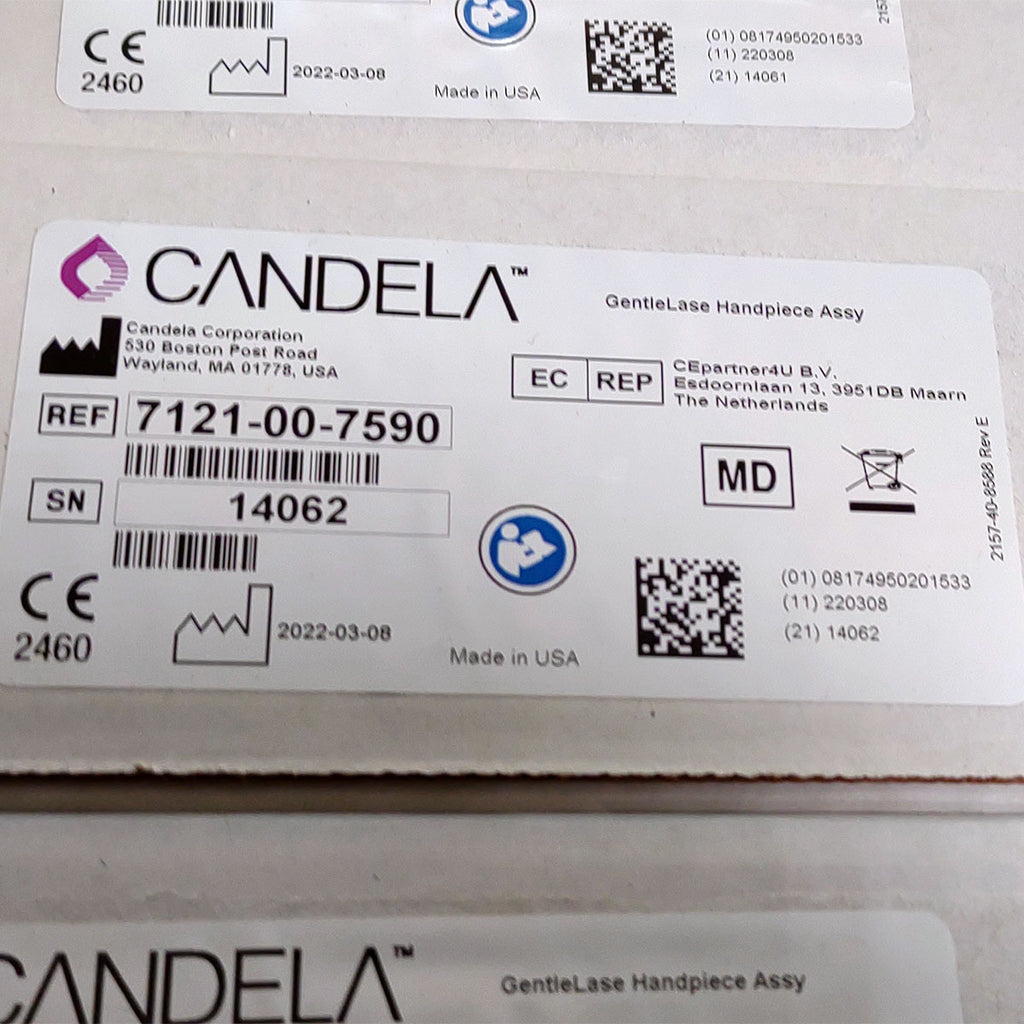 Candela GentleLase Plus Handpiece Assembly No Fiber Factory NEW 7121-00-7590 (14062sn)