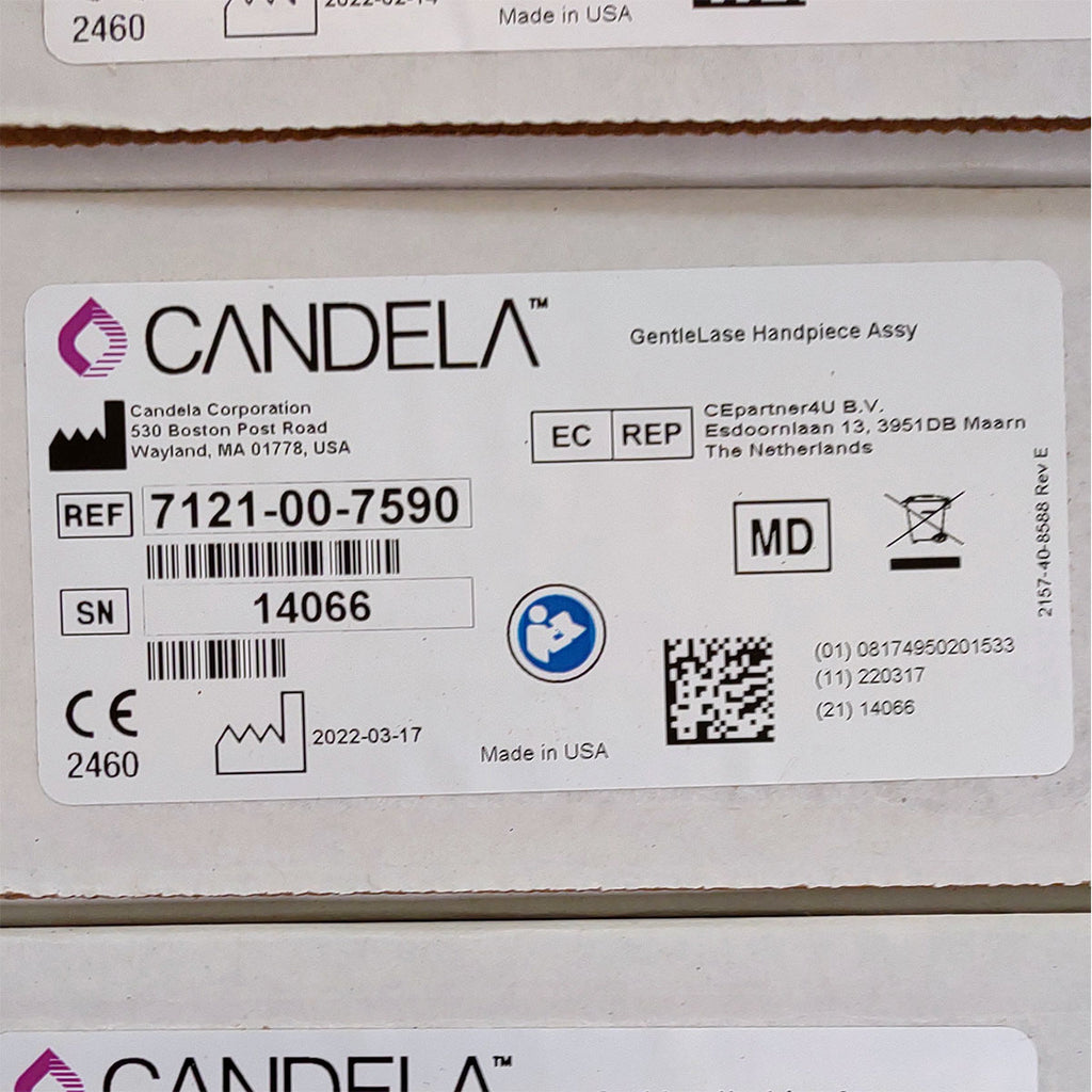 Candela GentleLase Plus Handpiece Assembly No Fiber Factory NEW 7121-00-7590 (14066sn)