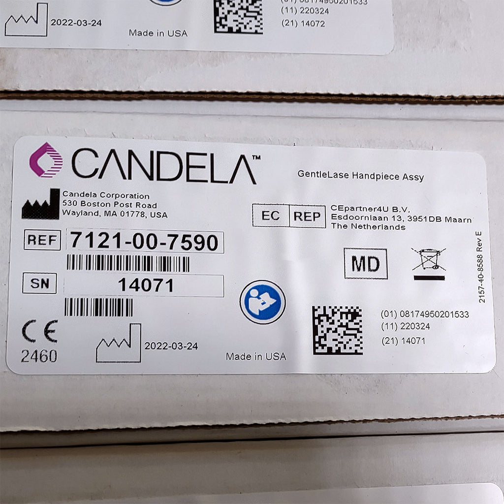 Candela GentleLase Plus Handpiece Assembly No Fiber Factory NEW 7121-00-7590 (14071sn)