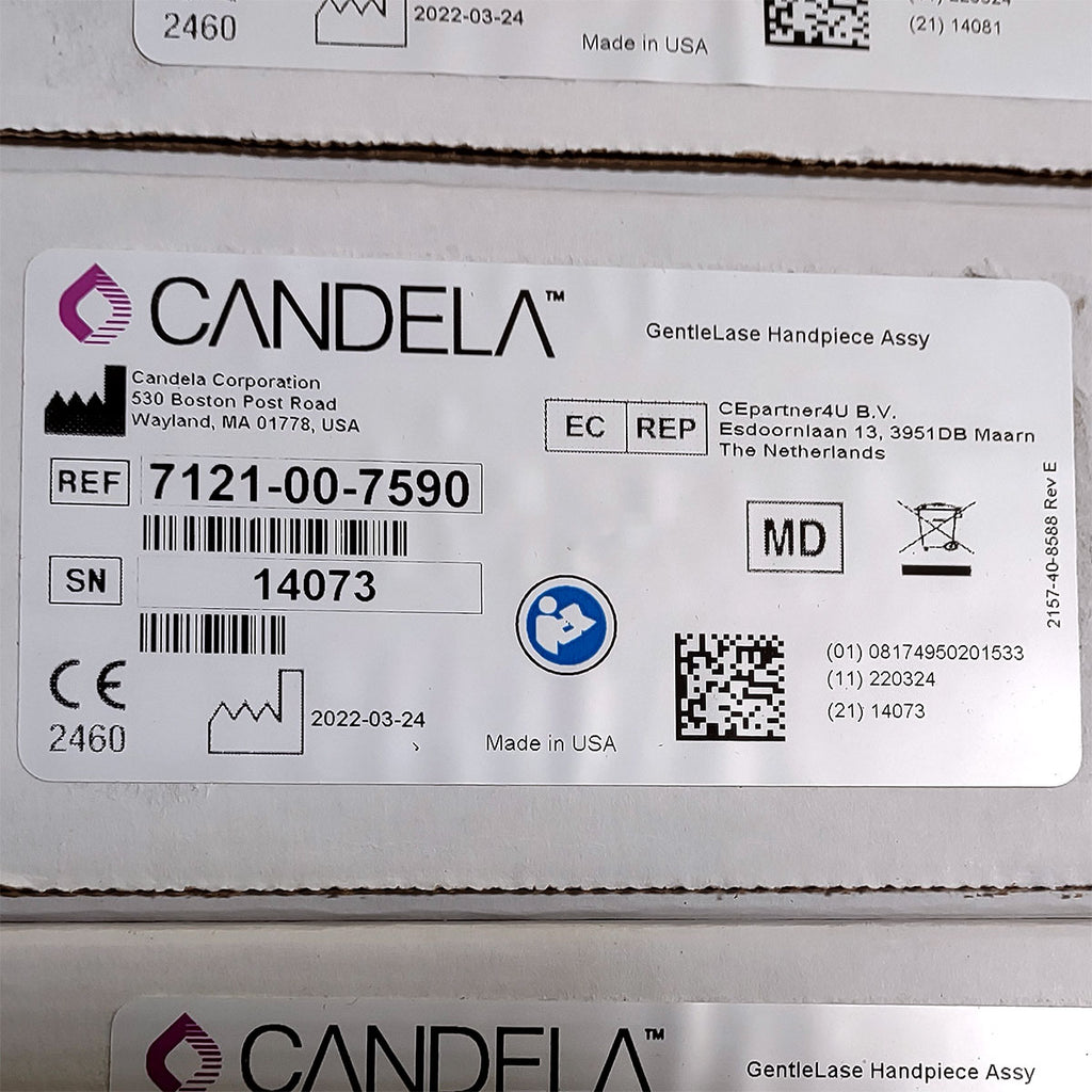 Candela GentleLase Plus Handpiece Assembly No Fiber Factory NEW 7121-00-7590 (14073sn)