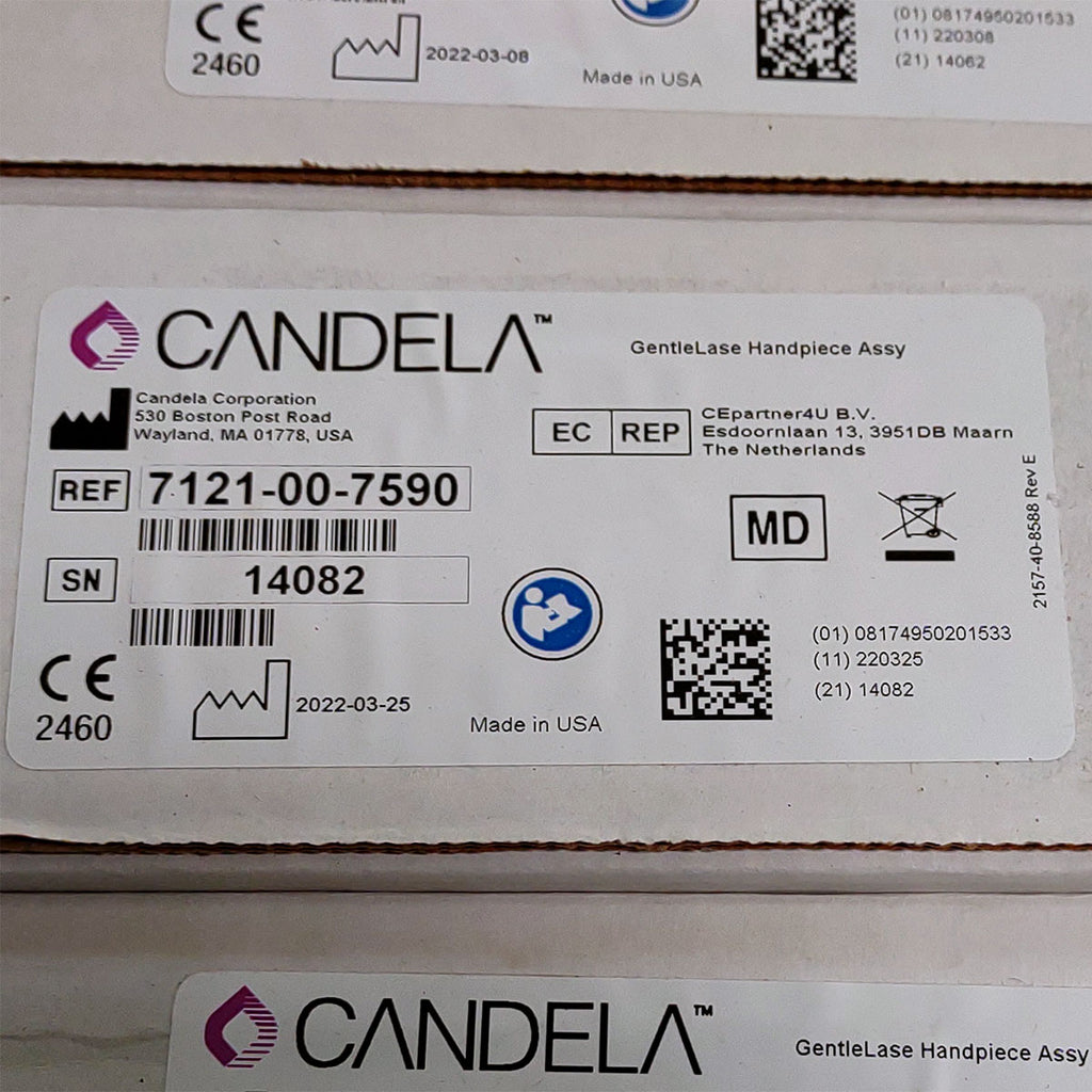 Candela GentleLase Plus Handpiece Assembly No Fiber Factory NEW 7121-00-7590 (14082sn)