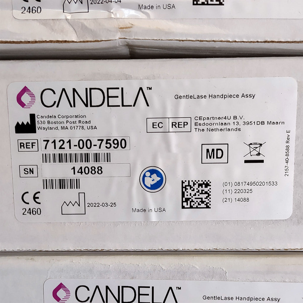 Candela GentleLase Plus Handpiece Assembly No Fiber Factory NEW 7121-00-7590 (14088sn)