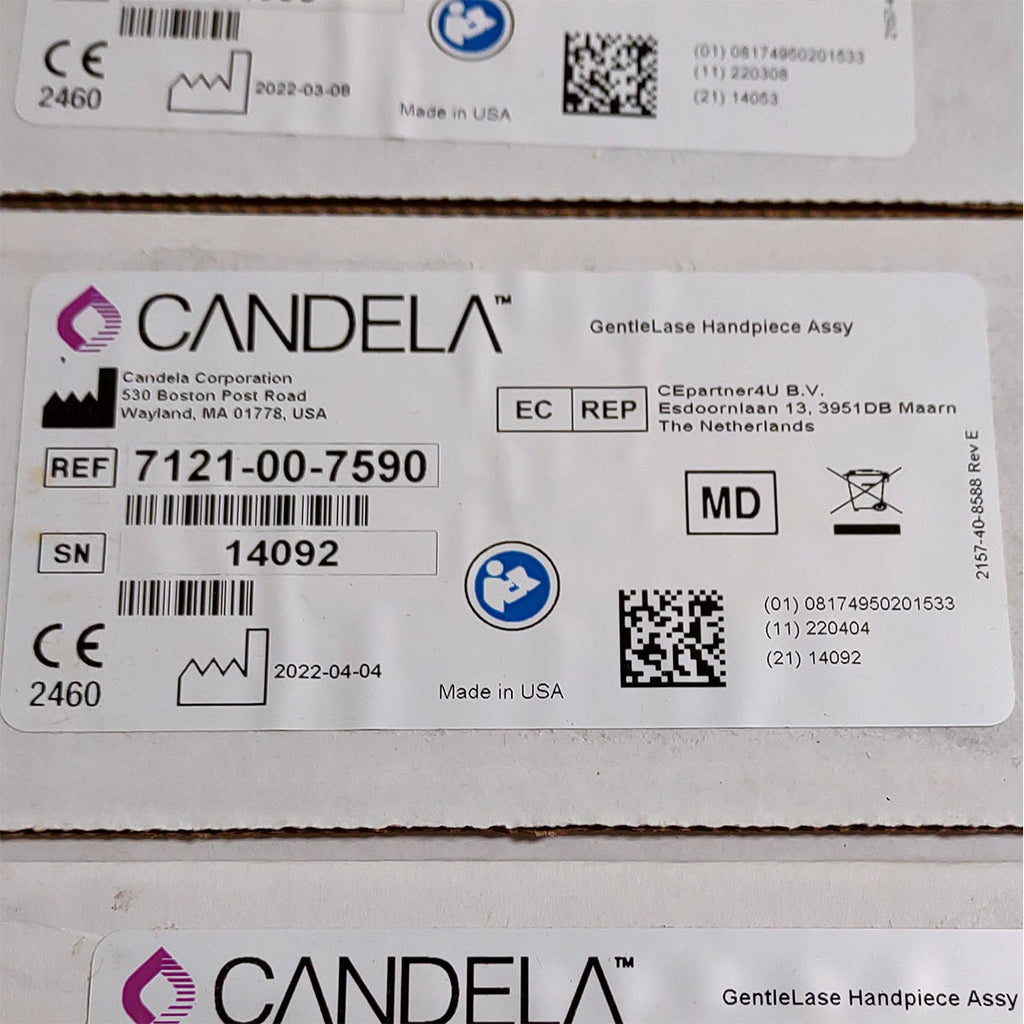 Candela GentleLase Plus Handpiece Assembly No Fiber Factory NEW 7121-00-7590 (14092sn)