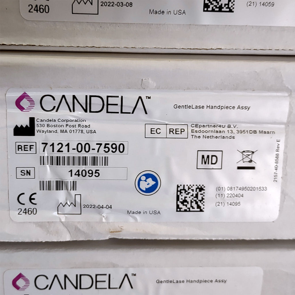 Candela GentleLase Plus Handpiece Assembly No Fiber Factory NEW 7121-00-7590 (14095sn)