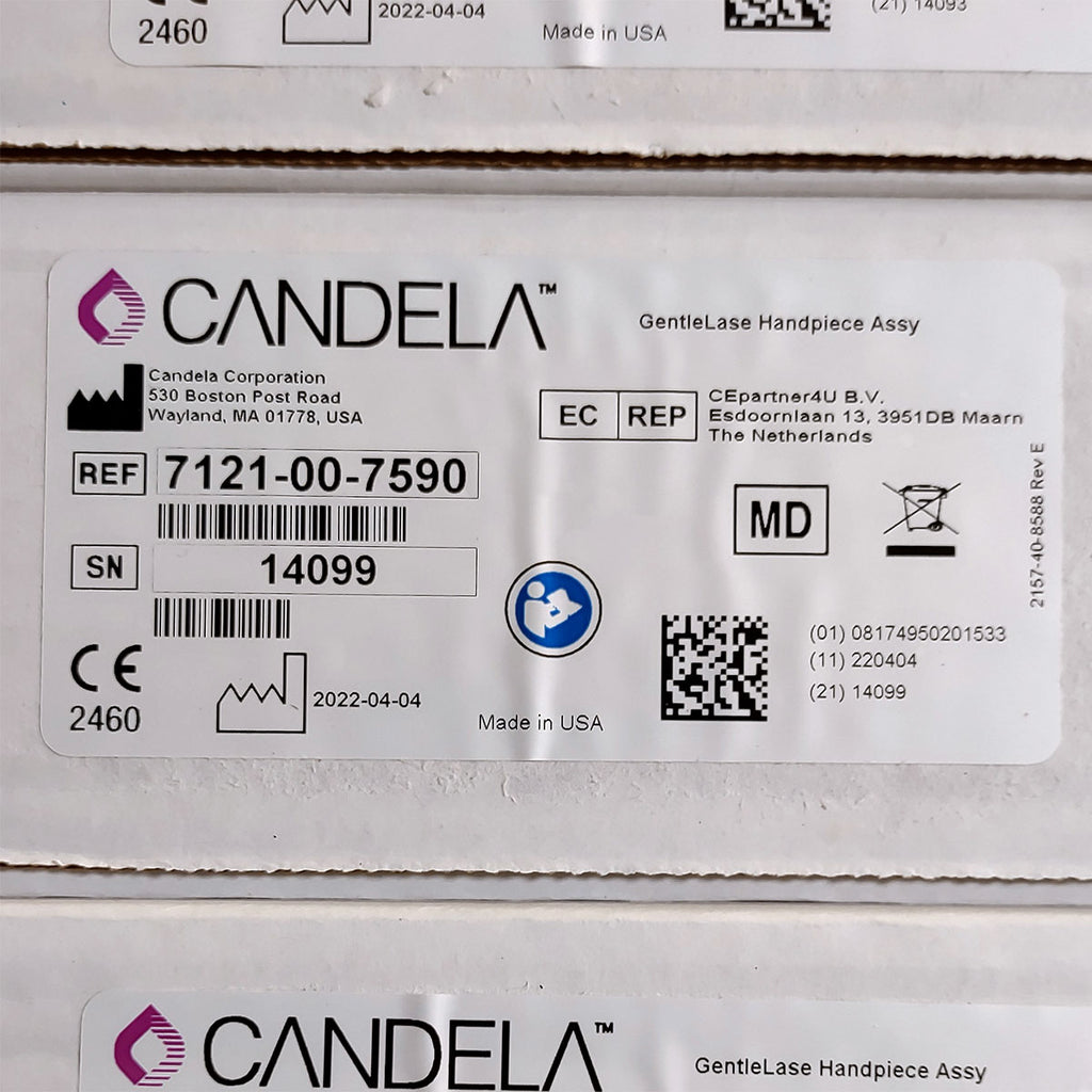 Candela GentleLase Plus Handpiece Assembly No Fiber Factory NEW 7121-00-7590 (14099sn)
