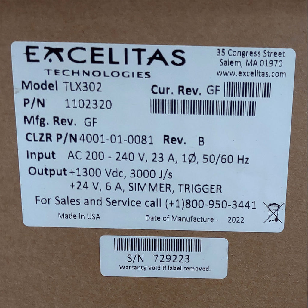 Candela GentleMax Laser Power Supply HVPS New 4001-01-0081 TLX302 TLX 302 GMAX