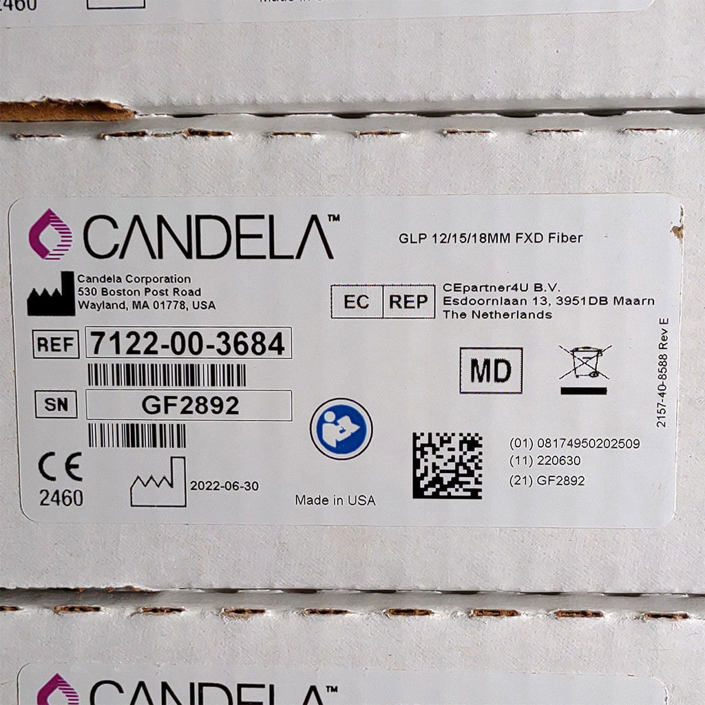 Candela GentleLase Plus Fiber Assembly 12/15/18mm Factory NEW 7122-00-3684 (GF2892)